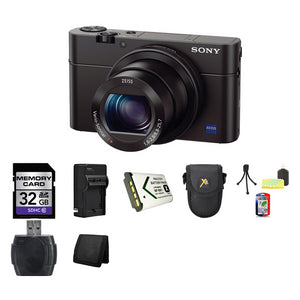 Sony Cyber-shot DSC-RX100 III Digital Camera 32GB Advanced Bundle