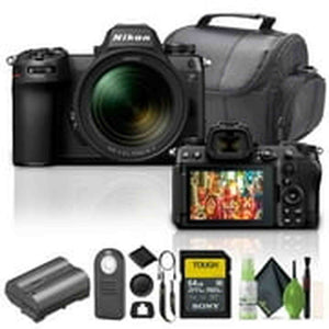 Nikon Z6 III Mirrorless Camera With 24-70mm f/4 S Lens + 64GB Memory Card Bundle Nikon