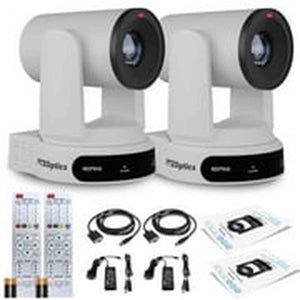 2 x PTZOptics Move 4K PTZ Camera with 30x Zoom White PT30X-4K-WH-G3 PTZOptics