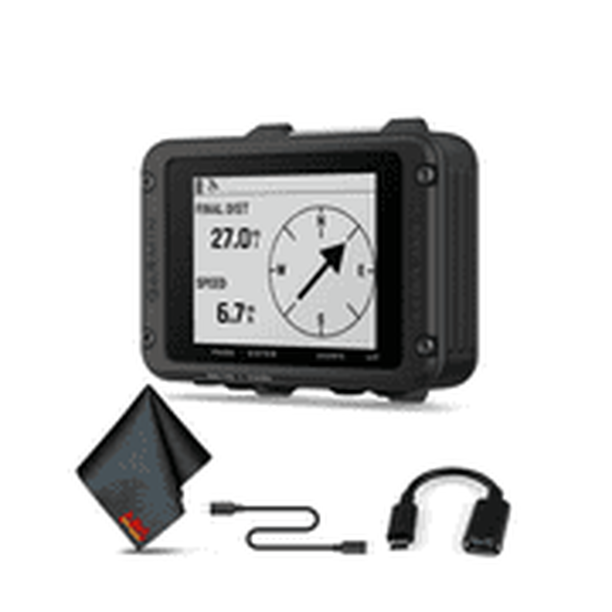 Garmin Foretrex 801 No Strap with USB-C Adapter and 6Ave Cleaning Cloth Garmin