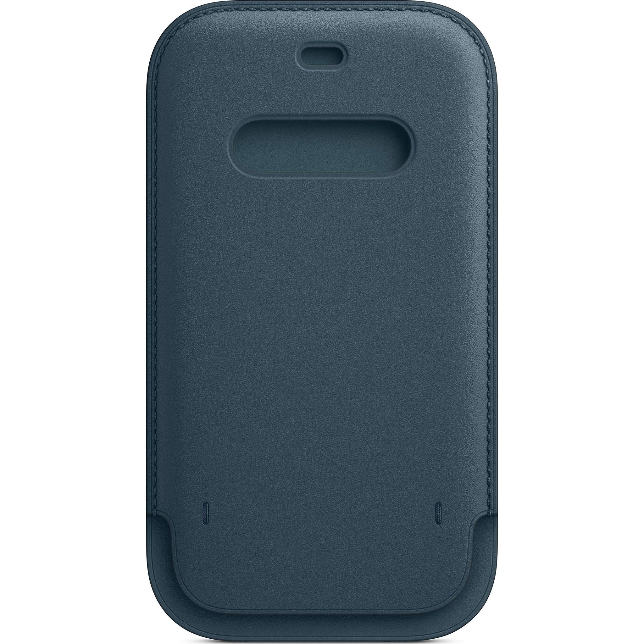 Apple iPhone 12 and 12 Pro Leather Sleeve with MagSafe - Baltic Blue Apple