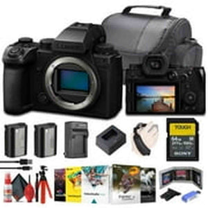 Panasonic Lumix S5 IIX Mirrorless Camera + 64GB Memory Card + Corel Photo Software + More Panasonic