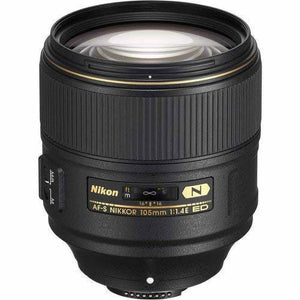 Nikon AF-S FX NIKKOR 105mm f/1.4 ED Lens with Auto Focus for Nikon DSLR Cameras Certified Refurbished - Reconditioned Nikon