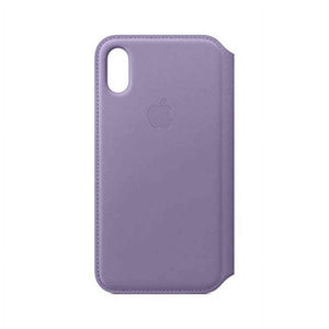 Apple Leather Folio for iPhone Xs - Lilac - Refurbished Apple