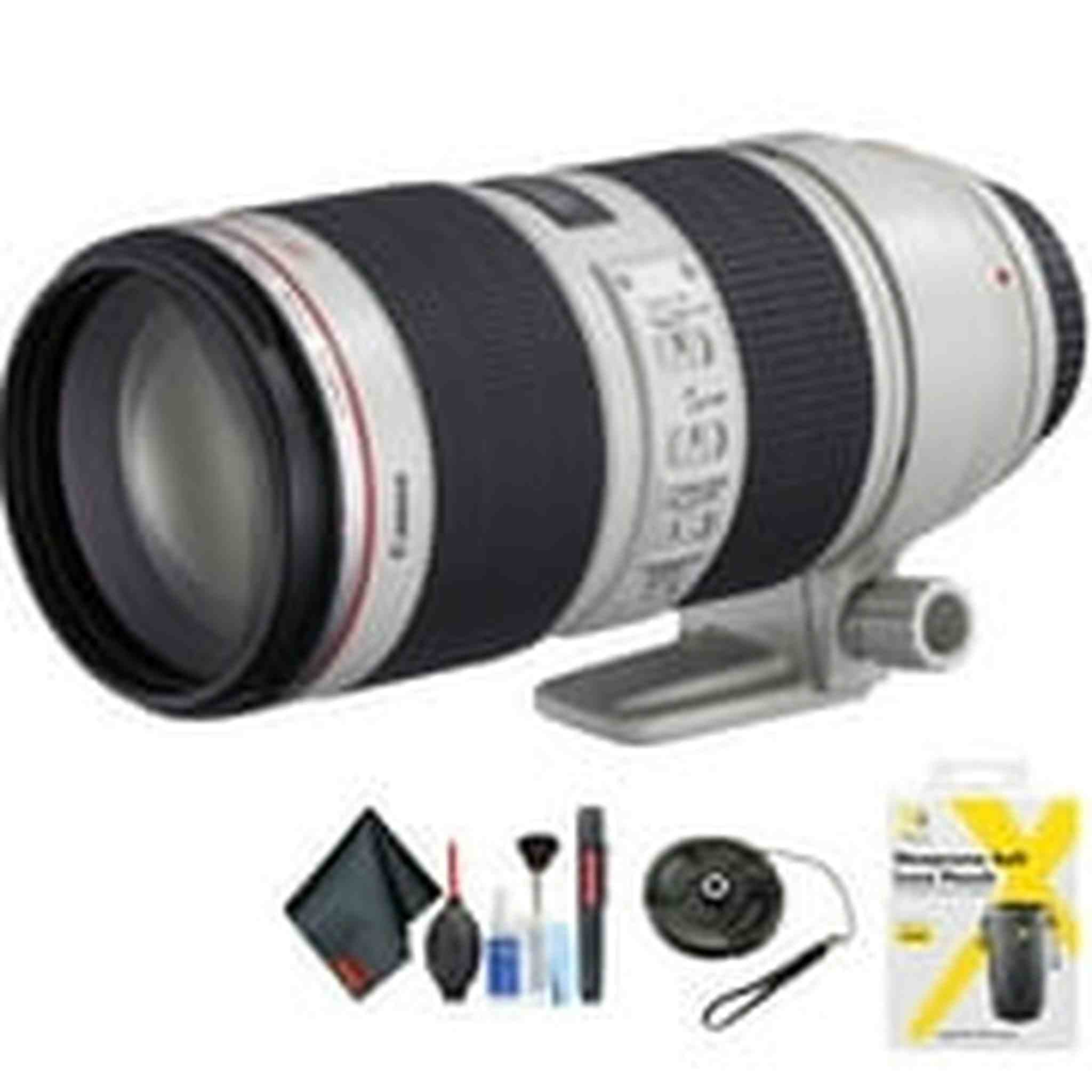 Canon EF 70-200mm f/4L is II USM Lens for Canon EF Mount + Accessories International Model with 2 Year Warranty Canon