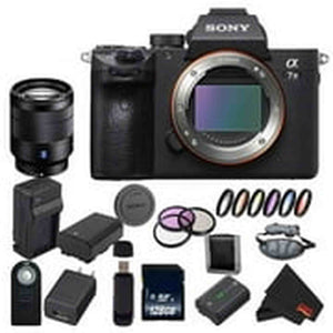 Sony Alpha a7 III ILCE7M3/B Mirrorless Digital Camera International Model + Sony 24-70mm Lens Base Bundle - Used Sony