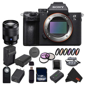 Sony Alpha a7 III ILCE7M3/B Mirrorless Digital Camera International Model + Sony 24-70mm Lens Base Bundle - Used Sony