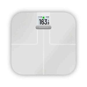 Garmin Index S2, Smart Scale with Wireless Connectivity, Measure Body Fat, Muscle, Bone Mass, Body Water% and More, White