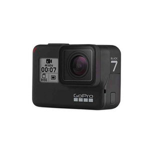 GoPro HERO7 Black Waterproof Digital Action Camera with Touch Screen 4K HD Video 12MP Photos Live Streaming Stabilizatio - Reconditioned GoPro