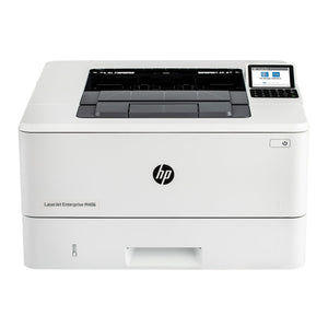 HP LaserJet Enterprise M406dn Monochrome Printer with built-in Ethernet & 2-sided printing 3PZ15A , white HP