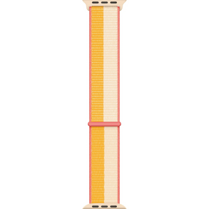 Apple Watch Band - Sport Loop 45mm - Maize/White - Regular Apple