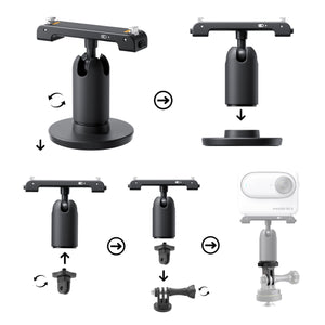 Insta360 GO 3S Small Action Camera 64GB + Selfie Stick + 50-in-1 Accessory Kit + More Insta360