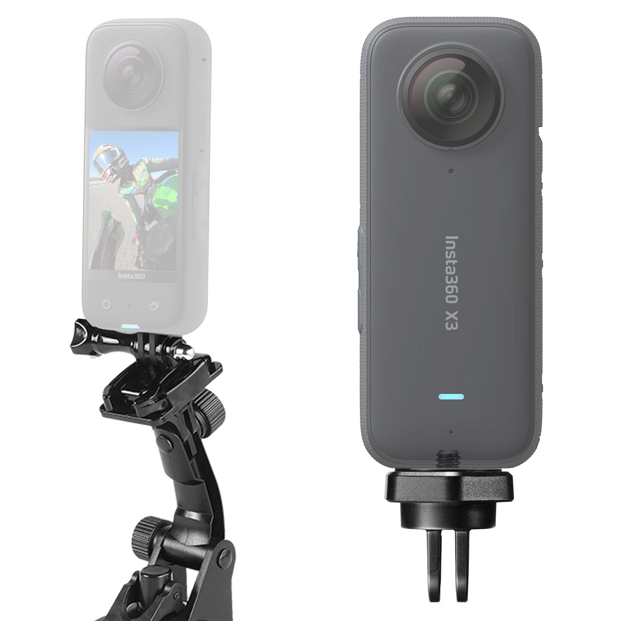Insta360 X3 - Waterproof 360 Camera + 50 in 1 Accessory Kit + 64GB Card Bundle Insta360