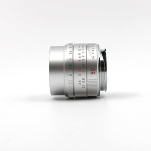 Leica APO-Summicron-M 50mm f/2 ASPH Lens Silver Anodized Leica