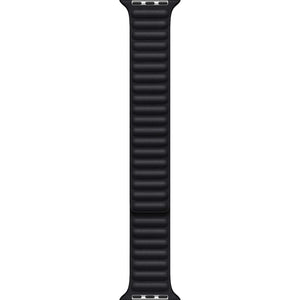 Apple Watch Band - Leather Link - 45mm - Midnight - Medium/Large Apple
