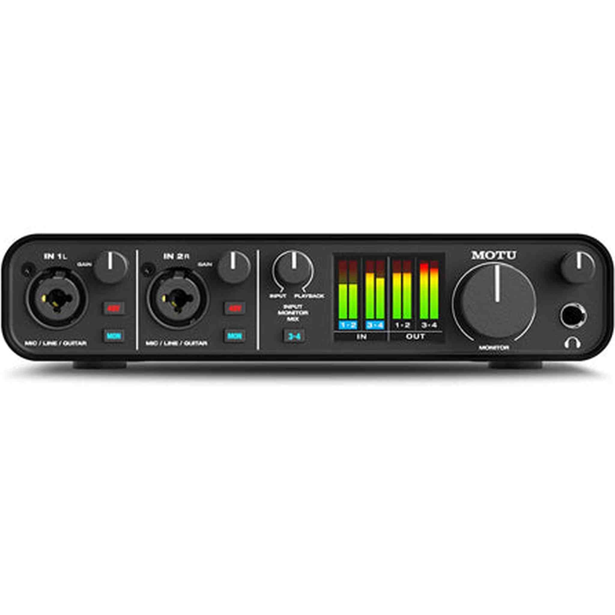 MOTU M4 4x4 USB-C Audio Interface Bundle with 6Ave Cleaning Kit MOTU