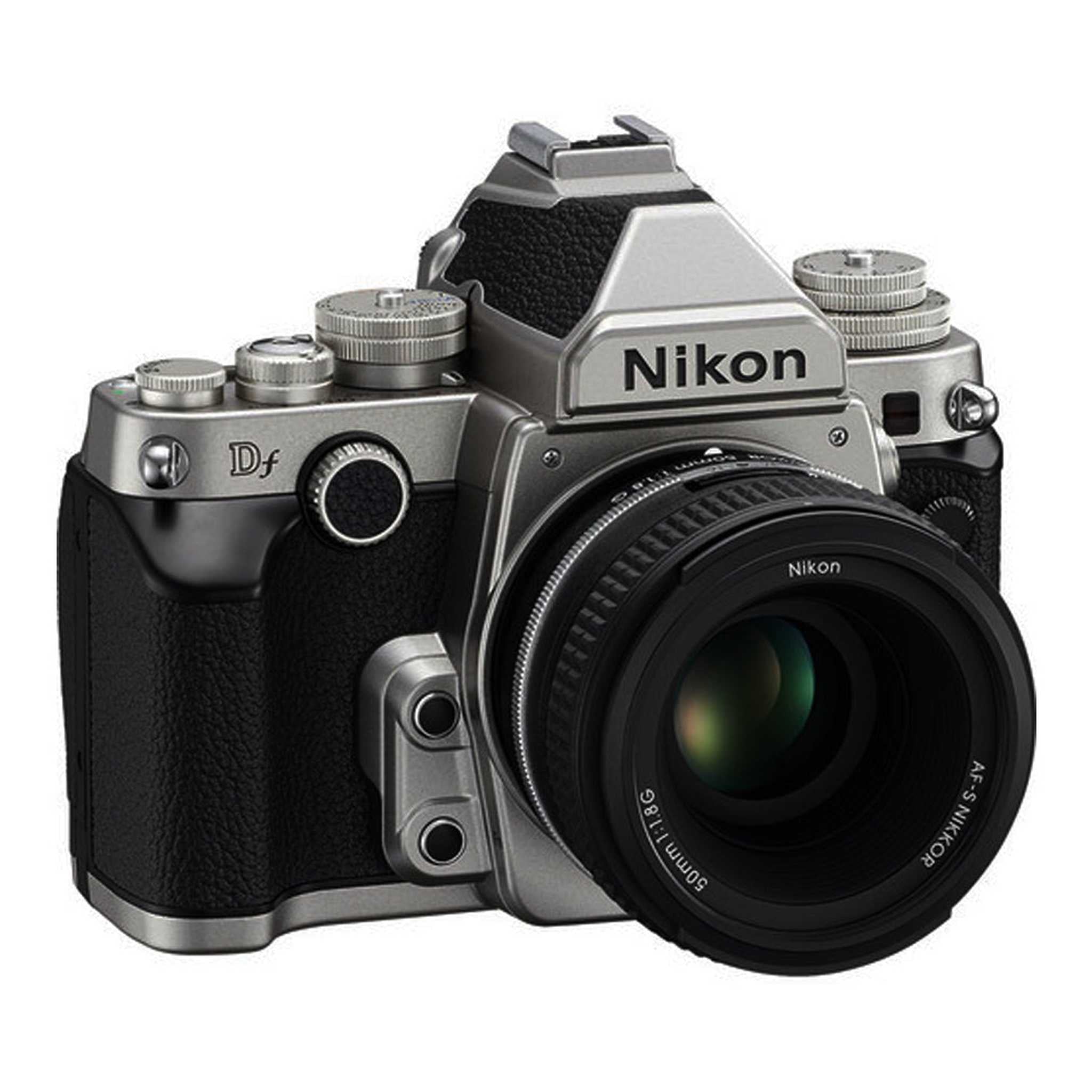 Nikon Df DSLR Camera - Silver with 50mm f/1.8 Lens International Model Nikon