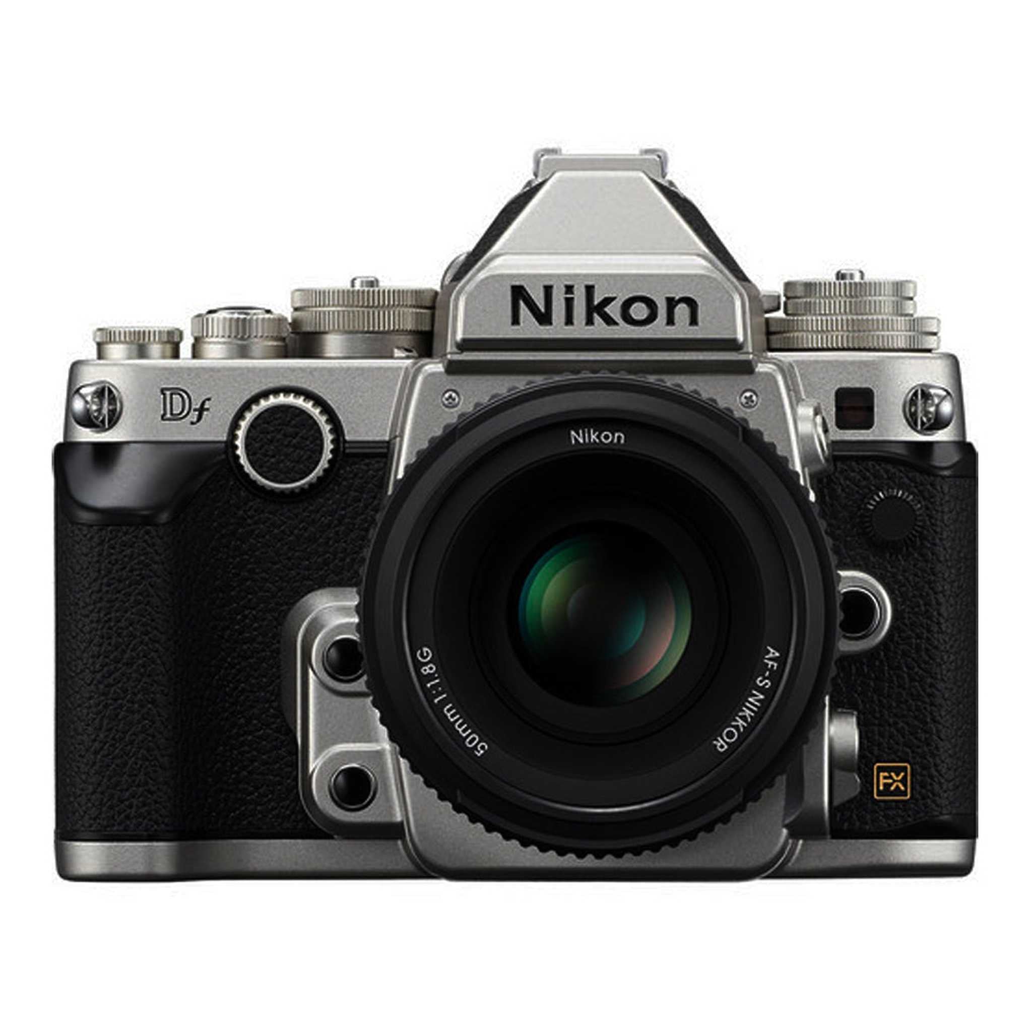 Nikon Df DSLR Camera - Silver with 50mm f/1.8 Lens International Model Nikon