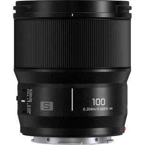 Panasonic Lumix S 100mm F/2.8 Macro Lens L Mount Bundle with Accessories Panasonic