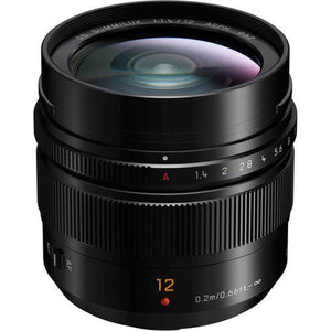 Panasonic Leica DG Summilux 12mm f/1.4 Lens Bundle with Accessories Panasonic
