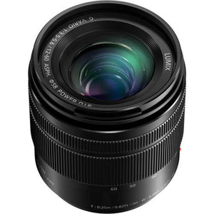 Panasonic Lumix G Vario 12-60mm f/3.5-5.6 Lens Bundle with Accessories - Reconditioned Panasonic
