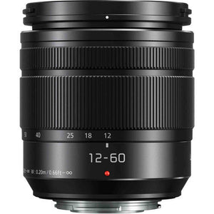 Panasonic Lumix G Vario 12-60mm f/3.5-5.6 Lens Bundle with Accessories - Reconditioned Panasonic