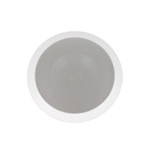 Polk Audio RC60i 2-Way Premium in-Ceiling 6.5" Round Speakers, Set of 2 Perfect for Damp and Humid Indoor/Outdoor Placement - Bath, Kitchen, Covered Porches White, Paintable Grille