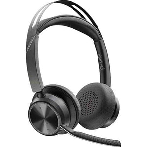 Poly Voyager Focus 2 UC Stereo Bluetooth Headset Teams Certified Bundle Poly