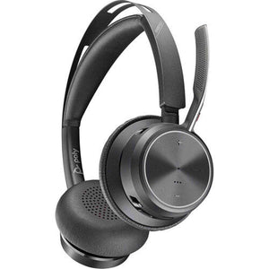 Poly Voyager Focus 2 UC Stereo Bluetooth Headset Teams Certified Bundle Poly