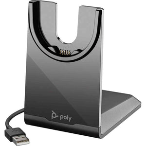 Poly Voyager Focus 2 UC Stereo Bluetooth Headset Teams Certified Bundle Poly