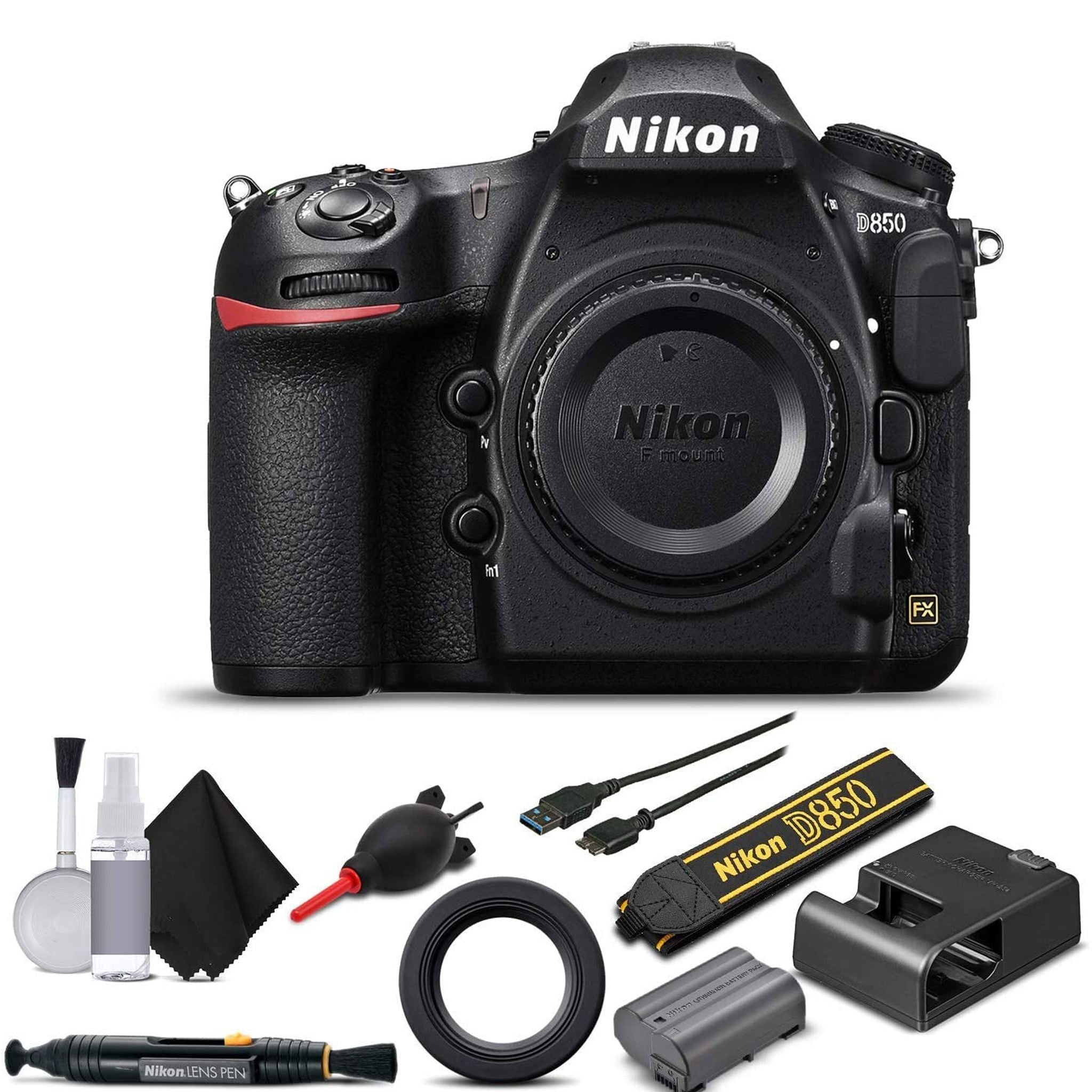 Nikon D850 Digital SLR Camera Body Only Starter Set With Extended Warranty Intl Model Nikon