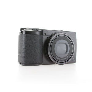 Ricoh GR IIIx HDF Compact Portable Digital Camera + 64GB Memory Card + Camera Bag + More Ricoh