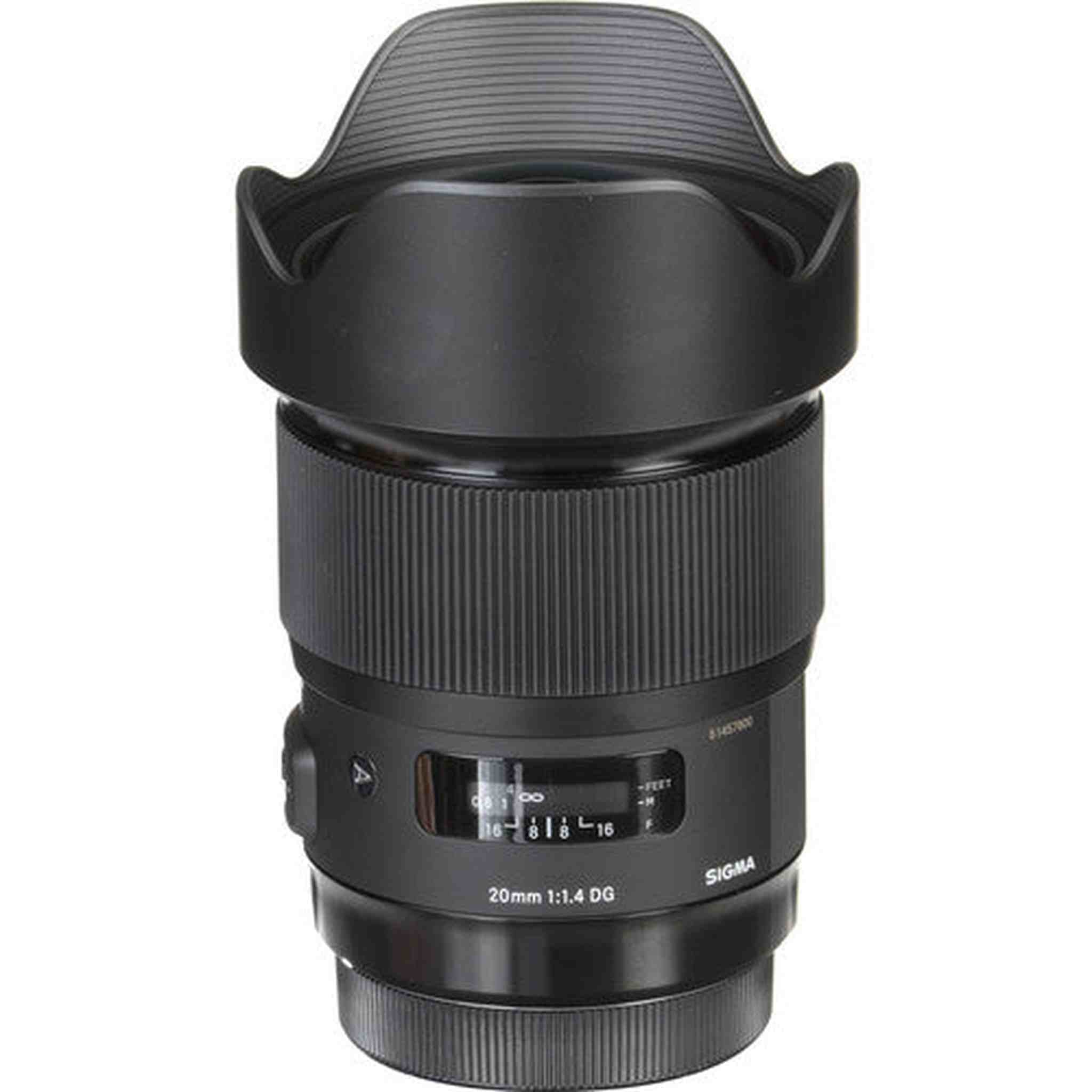 Sigma 20mm f/1.4 DG HSM Art Lens for Nikon F with Cleaning Kit, Full Size Tripod, USB Card Reader, and 32GB Memory Kit Sigma