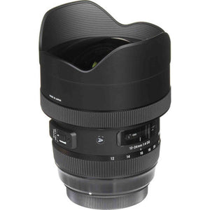 Sigma 12-24mm f/4 DG HSM Art Lens for Canon EF with Cleaning Kit, 57" Full Size Tripod, and 32GB Memory Card Kit Sigma