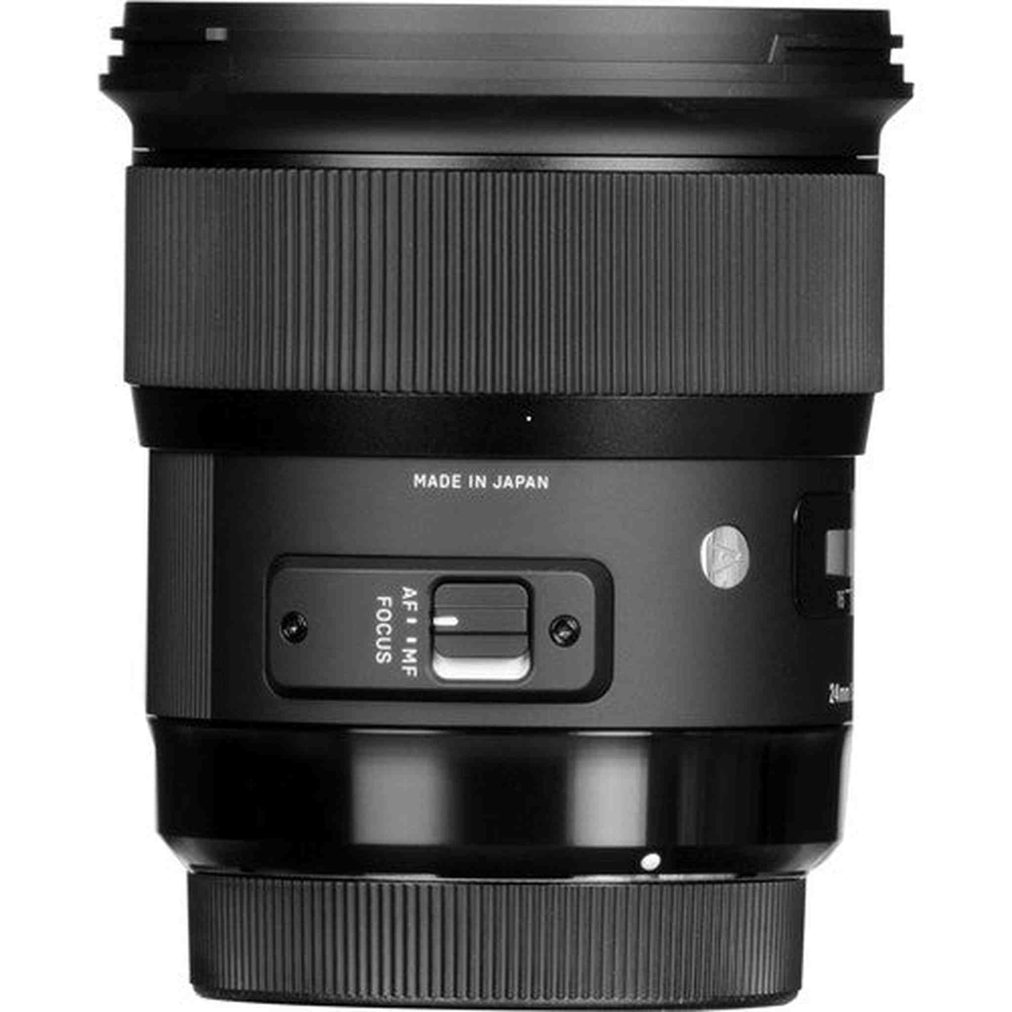 Sigma 24mm f/1.4 DG HSM Art Lens for Canon EF with Cleaning Kit, Tripod, 32GB Memory Kit, Filter Kits, and Padded Case Sigma