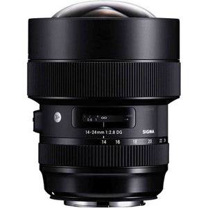 Sigma 14-24mm f/2.8 DG HSM Art Lens for Canon EF with Cleaning Kit, Full Size Tripod, and 32GB Memory Kit Bundle Sigma