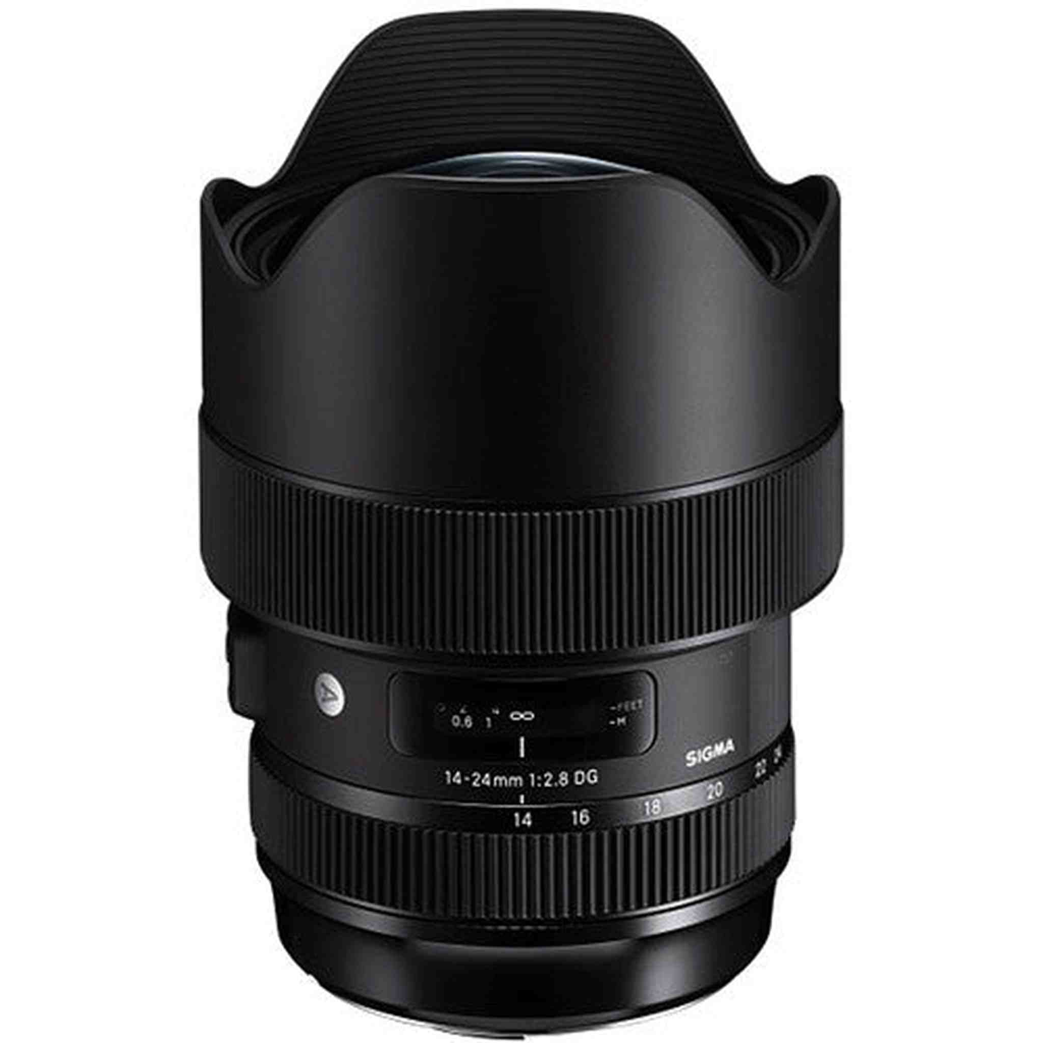 Sigma 14-24mm f/2.8 DG HSM Art Lens for Canon EF with Cleaning Kit, Full Size Tripod, and 32GB Memory Kit Bundle Sigma