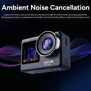 SJCAM SJ11 Active 4K Dual Touchscreen Action Camera Accessory Bundle SJCAM