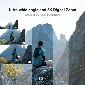 SJCAM SJ11 Active 4K Dual Touchscreen Action Camera Accessory Bundle SJCAM