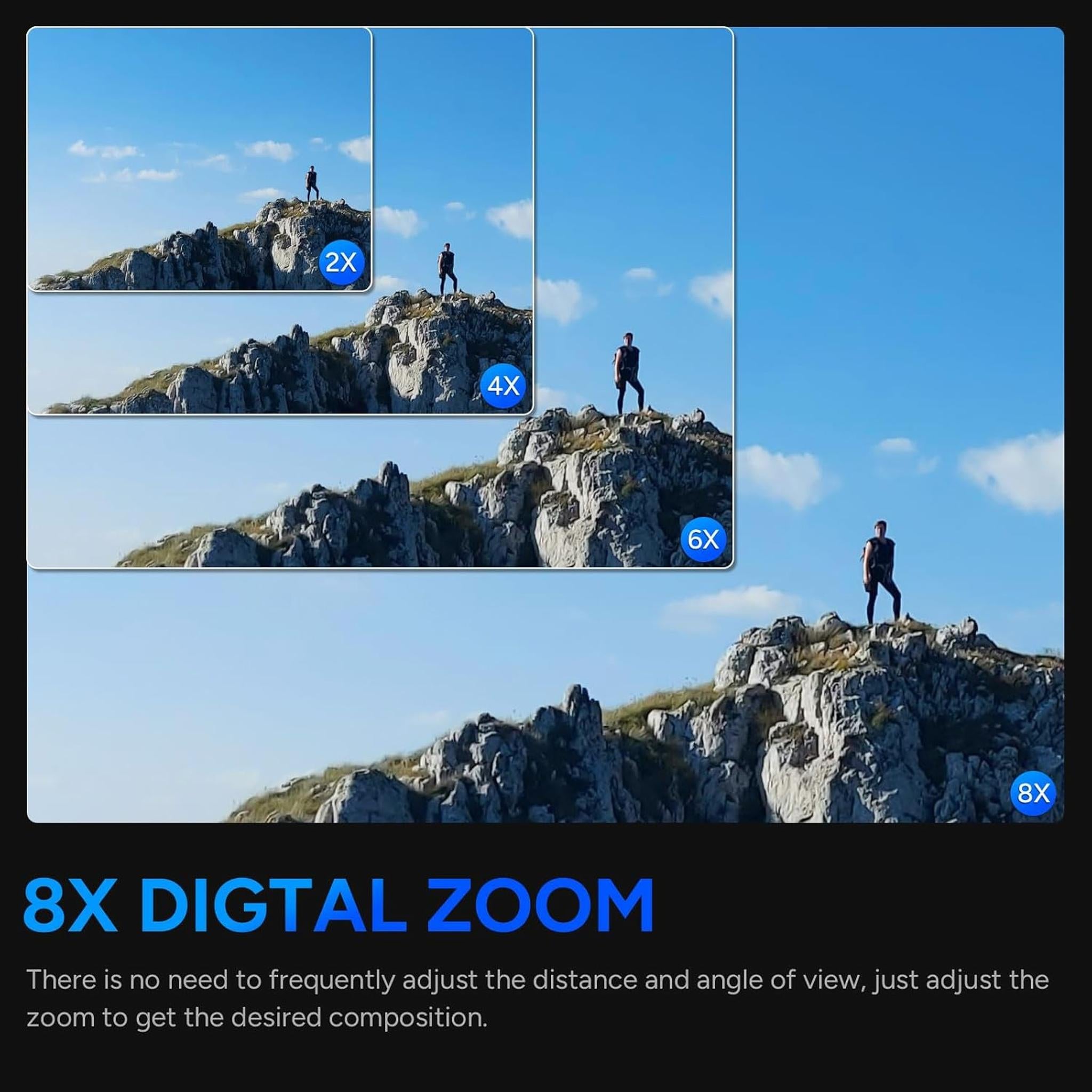 SJCAM SJ8 Pro 4K UHD Action Camera Accessory Bundle SJCAM