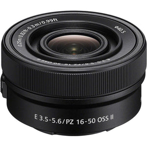 Sony E PZ 16-50mm F3.5-5.6 OSS II Compact APS-C Standard Power Zoom Lens SELP16502 - Reconditioned Sony