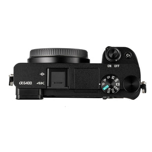 Sony a6400 ILCE-6400 - Digital camera - mirrorless - 24.2 MP - APS-C - 4K / 30 fps - body only - Wi-Fi, NFC, Bluetooth - black Sony