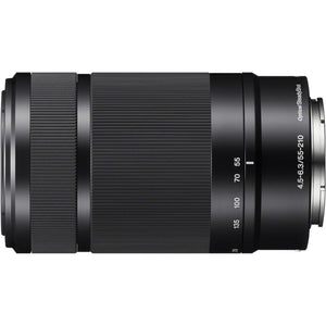 Sony E 55-210mm F4.5-6.3 Lens for Sony E-Mount Cameras - Black Renewed - Reconditioned Sony