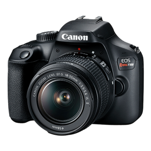 Canon EOS Rebel T100 / 4000D DSLR Camera with 18-55mm Lens + 64GB Card + More - Reconditioned Canon