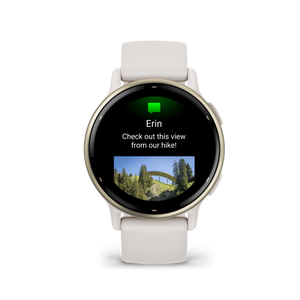 Garmin Vivoactive 5 Fitness Tracker Smart Watch For Men & Women - Ivory Case Garmin