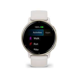 Garmin Vivoactive 5 Fitness Tracker Smart Watch For Men & Women - Ivory Case Garmin