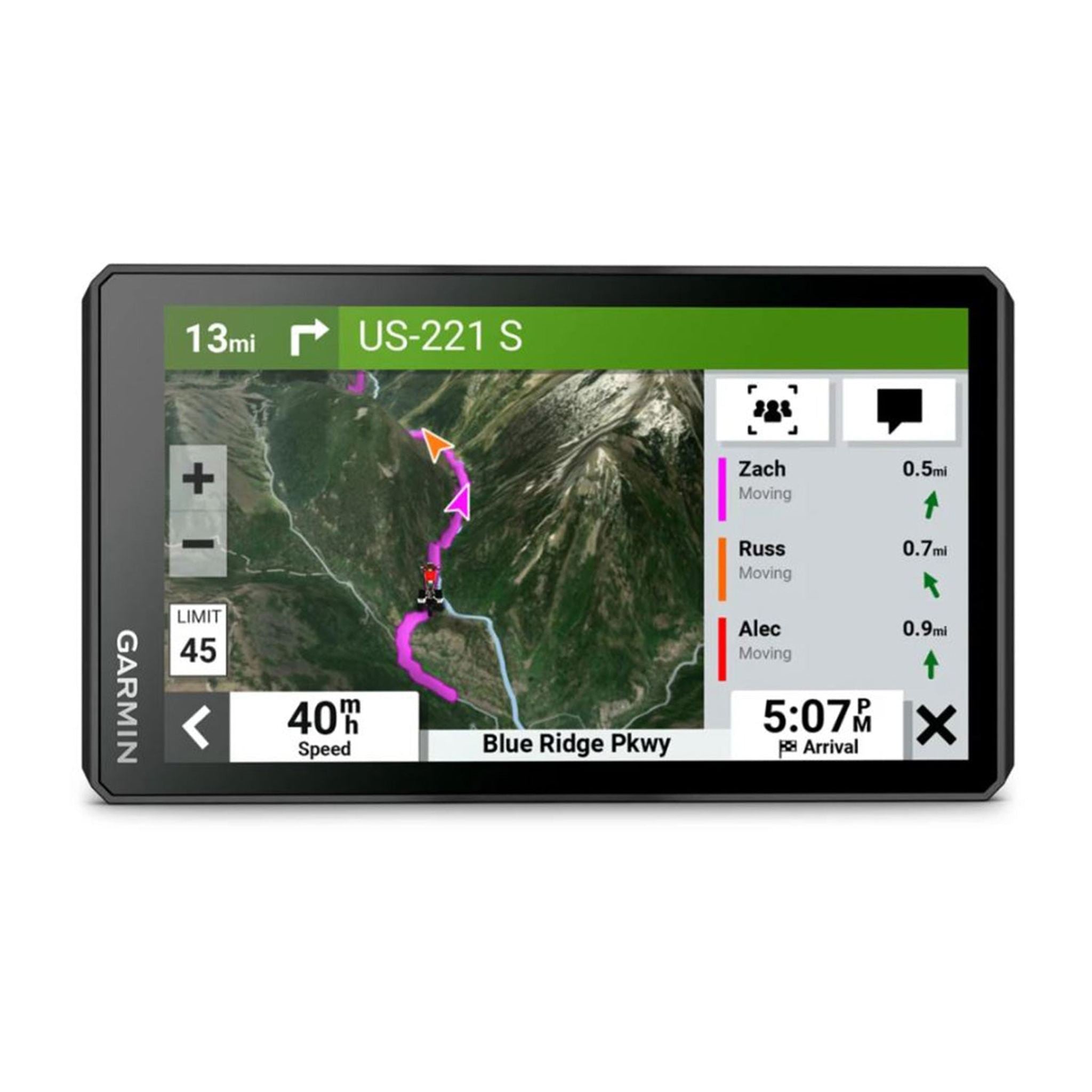 Garmin Zumo XT2 MT-S with USB Car and Wall Adapters and 6Ave Cleaning Cloth Garmin