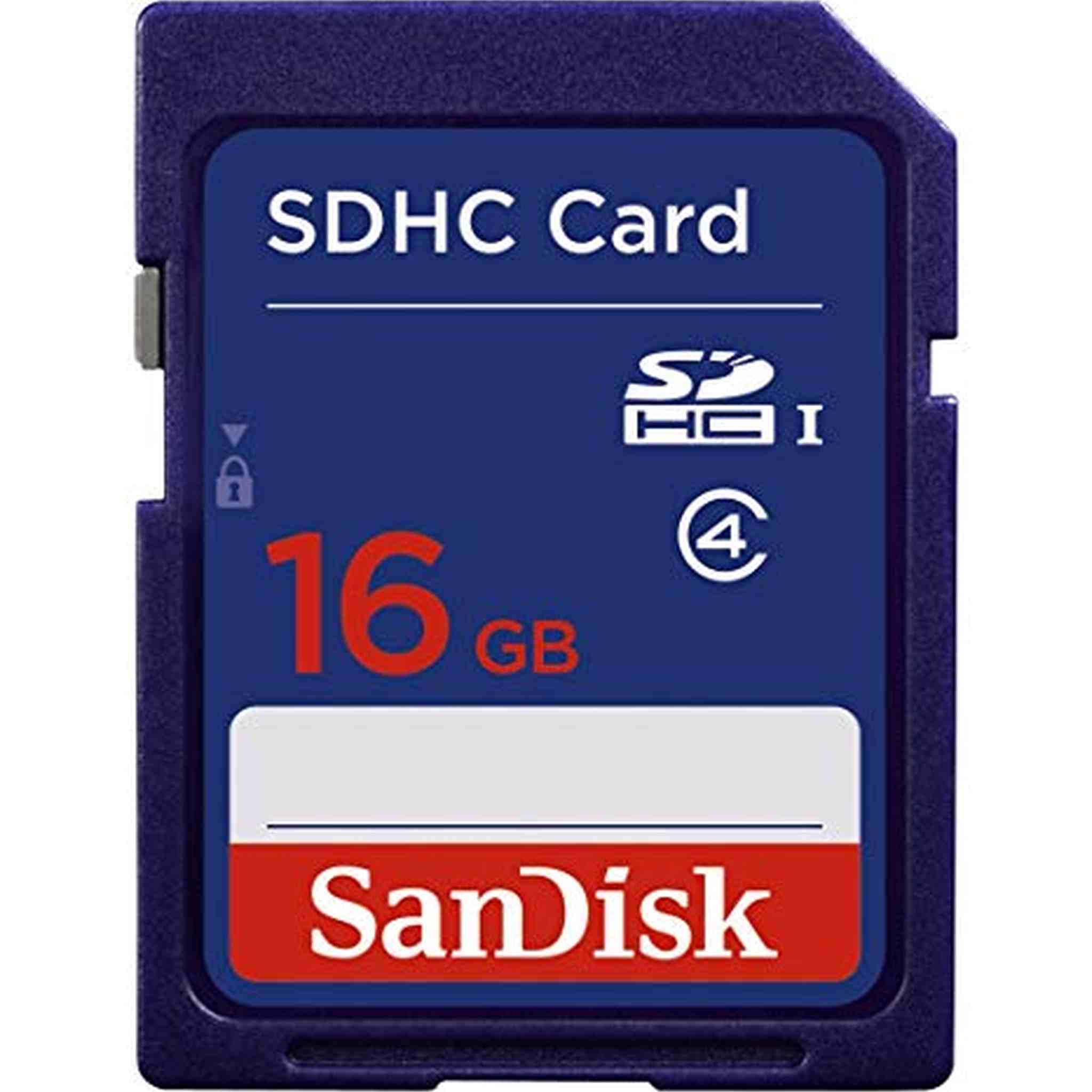 SanDisk SDSDB016GB35M SDHC 16GB Blister Pkg 3x5 Class 4 SanDisk