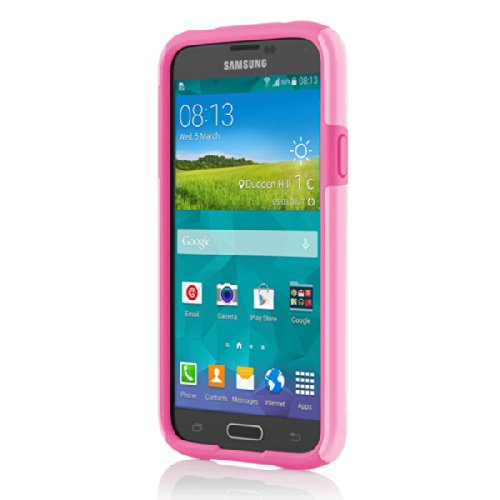 Incipio DualPro Shine Case for Samsung Galaxy S5 - Retail Packaging - White/Pink