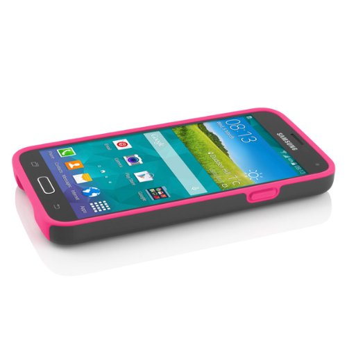 Incipio Stowaway for Samsung Galaxy S5 - Gray/Light Pink